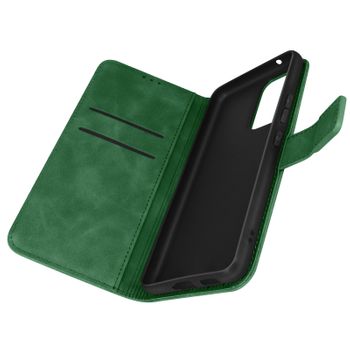 Funda Samsung Galaxy A53 5g Efecto Ante Tarjetero Soporte Vídeo, Forcell Verde