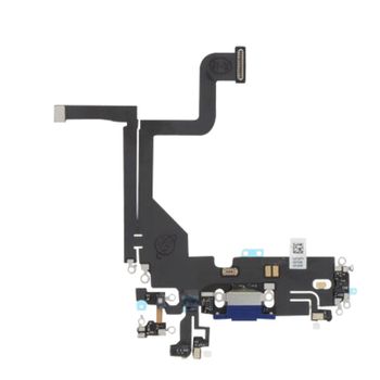 Conector Carga Lightning Micrófono Iphone 13 Pro Recambio Azul