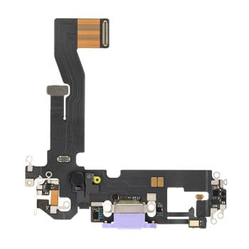 Conector Carga Lightning Micrófono Iphone 12 / 12 Pro Recambio Morado