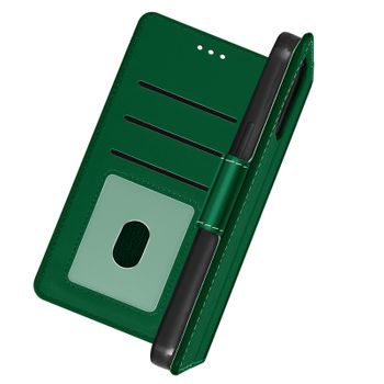 Funda Iphone 13 Pro Max Wallet Multi-compartimento Soporte De Vídeo Verde