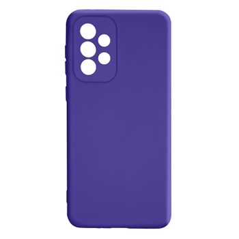 Funda Samsung Galaxy A33 5g Silicona Flexible Acabado Tacto Suave Morado