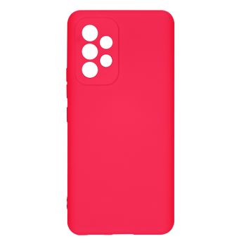 Funda Samsung Galaxy A53 5g Silicona Flexible Acabado Tacto Suave Fucsia