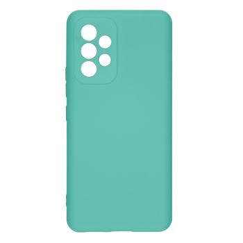 Funda Samsung Galaxy A53 5g Silicona Flexible Acabado Tacto Suave Turquesa