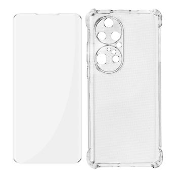 Pack Protección Huawei P50 Pro Carcasa + Cristal Templado Transparente