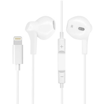 Auriculares Lightning Iphone Kit Manos Libres Botones Multifunción - Blanco  con Ofertas en Carrefour