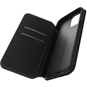 Funda Iphone 14 Plus Solapa Tarjetero Función Soporte Vídeo Negro