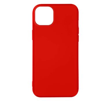 Carcasa Iphone 14 Semi Rígida Soft Touch Fina Rojo