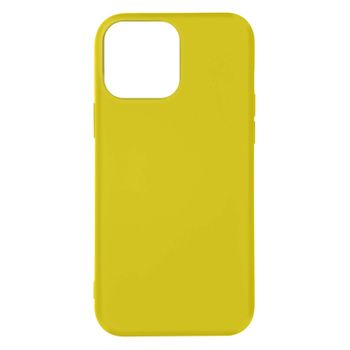 Carcasa Iphone 14 Pro Semi Rígida Soft Touch Fina Amarillo
