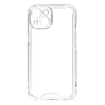 Carcasa Iphone 14 Rígida Esquinas Bumper Fina Ligera Transparente