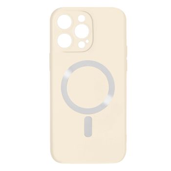 Funda Iphone 14 Pro Max Compatible Magsafe Acabado Tacto Suave Blanco