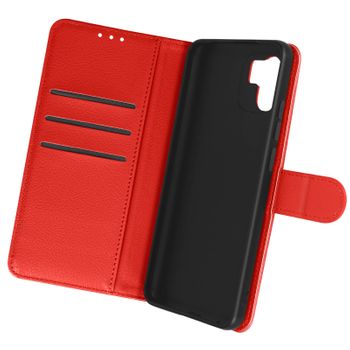 Funda Para Xiaomi Redmi 9c Y 9c Nfc. Soolapa Tarjetero Soporte Vídeo Rojo  con Ofertas en Carrefour