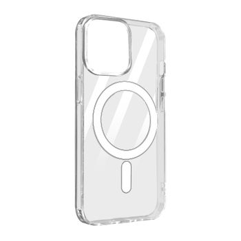 Carcasa Magsafe Iphone 14 Pro Círculo Magnético Rígido Transparente