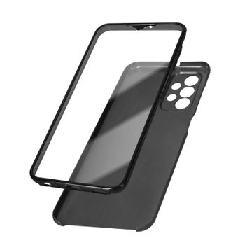 Carcasa Completa Para Samsung A23 5g Trasera Dura Y Frontal Flexible Negro