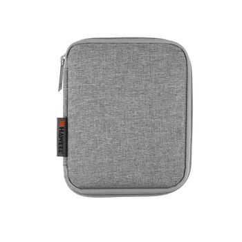 Bolsa Almacenaje Para Accesorios Smartwatch Tejido Oxford Soft Touch Gris