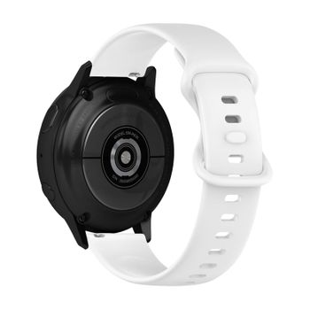 Pulsera Samsung Galaxy Watch Active 2 40mm Silicona Flexible Blanco