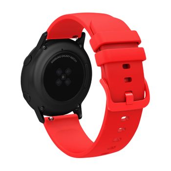 Pulsera Galaxy Watch Active 40mm Silicona Flexible Rojo