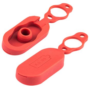 Protección Conector Carga Para Patinete Xiaomi M365 M365 Pro Rojo