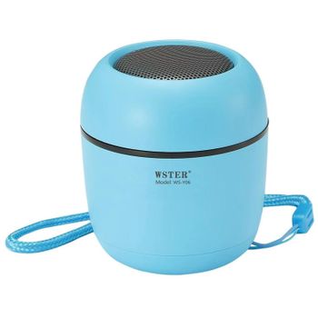 Altavoz Bluetooth 5.0 Potencia 5w Radio Fm Micro Y Correa Wsy06 Azul