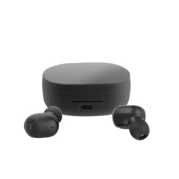 Auriculares Bluetooth 5.2 Con Estuche De Carga Autonomía 12h Sonido Nítido Negro