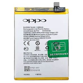 Batería Interna Para Oppo Reno 6 4300mah 100% Compatible Repuesto Blp855