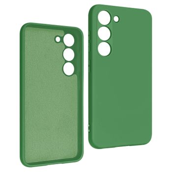 Funda Para Samsung Galaxy S23 Silicona Semirrígida Tacto Suave Verde