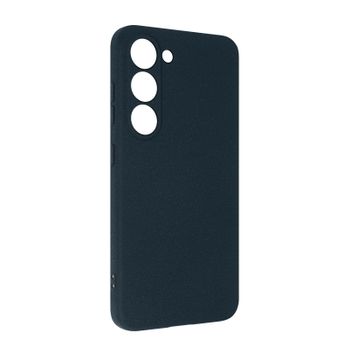 Carcasa Para Samsung Galaxy S23 Silicona Flexible Con Puntitos Azul Oscuro