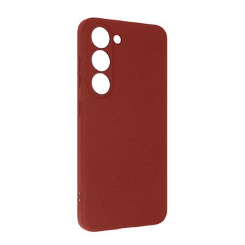 Carcasa Para Samsung Galaxy S23 Silicona Flexible Con Puntitos Burdeos