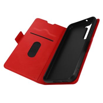 Funda Para Samsung Galaxy S23 Ultra-fina Doble Lengüeta Magnética Rojo