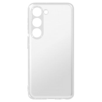 Carcasa Para Samsung S23 Silicona Transparente Con Protección Cámara