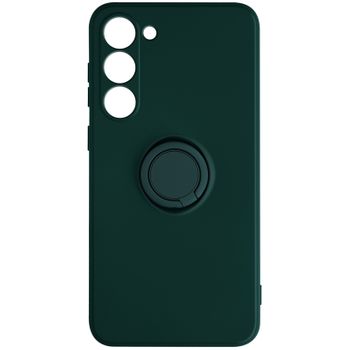 Carcasa Para Samsung Galaxy S23 Soft Touch Flexible + Anilla Soporte Verde