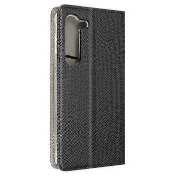 Funda Samsung Galaxy S23 Solapa Magnética Tarjetero Y Soporte Vídeo Negro