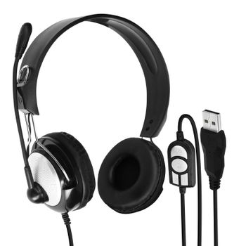 Auricular Bluetooth Multipunto 10H de Autonomía Cable Retráctil R8344 Linq  Negro