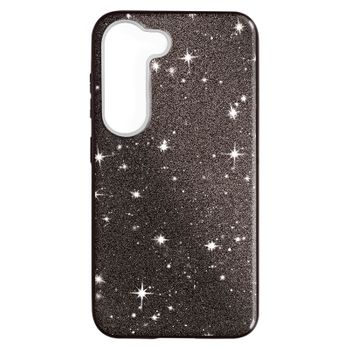 Carcasa Purpurina Para Samsung Galaxy S23 Desmontable Negro