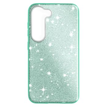 Carcasa Purpurina Para Samsung Galaxy S23 Desmontable Verde