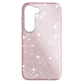 Carcasa Purpurina Para Samsung Galaxy S23 Desmontable Rosa