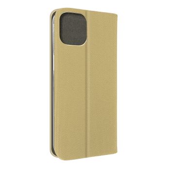 Funda Para Iphone 14 De Tela Tarjetero Vídeo Serie Sensitive Dorado