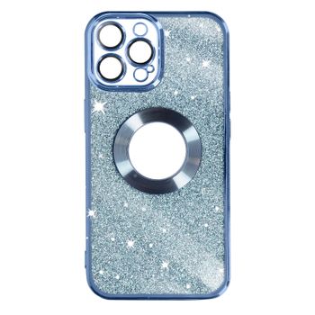 Funda Para Iphone 13 Pro Max Serie Protecam Spark Extraíble Glitter Azul