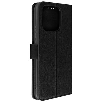 Funda Para Xiaomi Redmi 12c Tarjetero Soporte Vídeo Negro