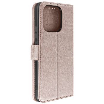 Funda Para Xiaomi Redmi 12c Tarjetero Soporte Vídeo Rosa