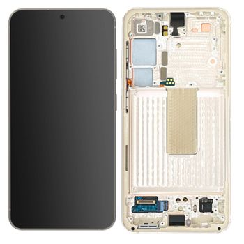 Lcd Completo Oficial Para Samsung S23 Plus Cristal Táctil Y Chasis Beige