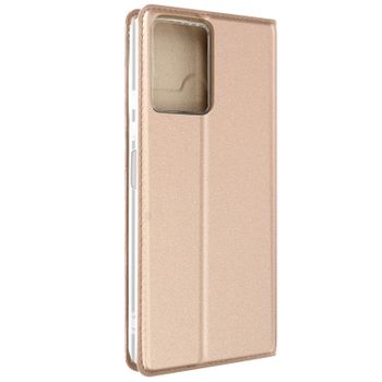 Funda Para Poco X5 , Redmi Note 12 / 5g Solapa Tarjetero Dux Ducis Rosa Dorado