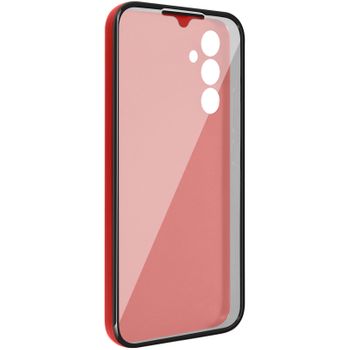 Carcasa Para Samsung Galaxy A34 5g Trasera Rígida Delantera Flexible Rojo