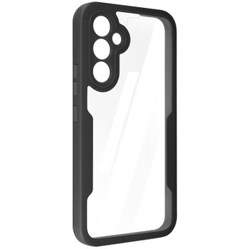 Carcasa Para Samsung Galaxy A54 5g Plexiglás Y Polímero Contorno Negro