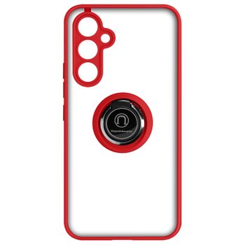 Carcasa Samsung Galaxy A54 5g Bimaterial Anillo Soporte Vídeo Rojo