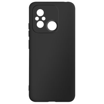 Carcasa Xiaomi Redmi 12c Silicona Semi-rigida Acabado Soft-touch Negro