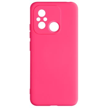 Carcasa Xiaomi Redmi 12c Silicona Semi-rigida Acabado Soft-touch Fucsia