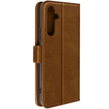 Funda Para Samsung Galaxy A54 5g Tarjetero Soporte Vídeo Marrón