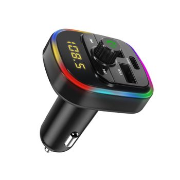 Comprar Pantalla LED manos libres para coche reproductor MP3 compatible con  Bluetooth cargador USB Dual