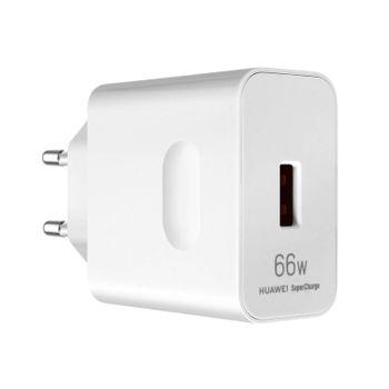 Cargador De Red Original Huawei, Usb 66w Supercharge Blanco