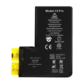 Batería Sin Bms Para Iphone 13 Pro Capacidad 3095mah